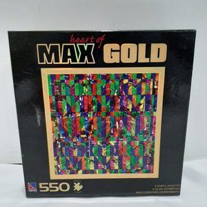 SURE LOX Heart of Max Gold 550 Piece Puzzle NIB